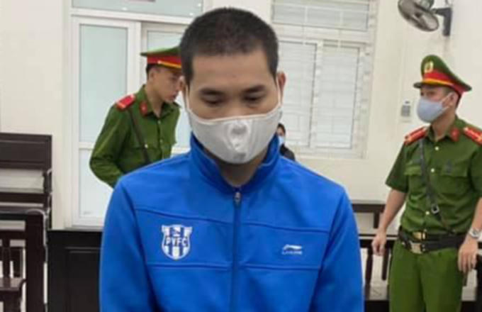 Bị cáo tại tòa..