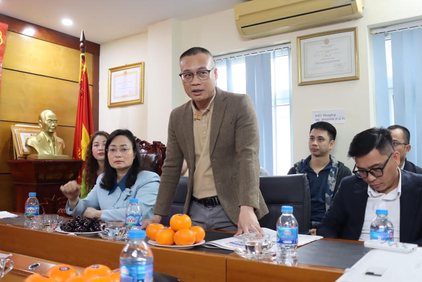 Đồng chí Trần Ngọc Hà phát biểu tại buổi lễ.