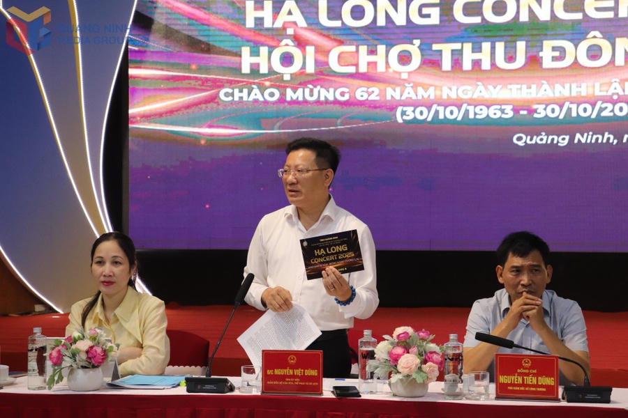 Họp báo công bố thông tin về chương trình nghệ thuật “Hạ Long Concert 2025”