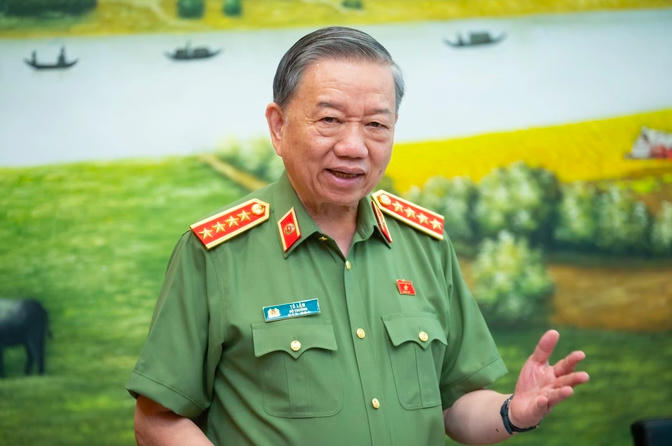 Đại tướng Tô Lâm - Bộ trưởng Công an (Ảnh: Phạm Thắng).