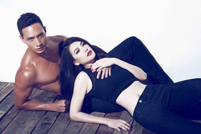 Theo cảm nhận của Ngọc Ánh thì Kim Lý là một người rất đàn ông, bản lĩnh và nóng bỏng.