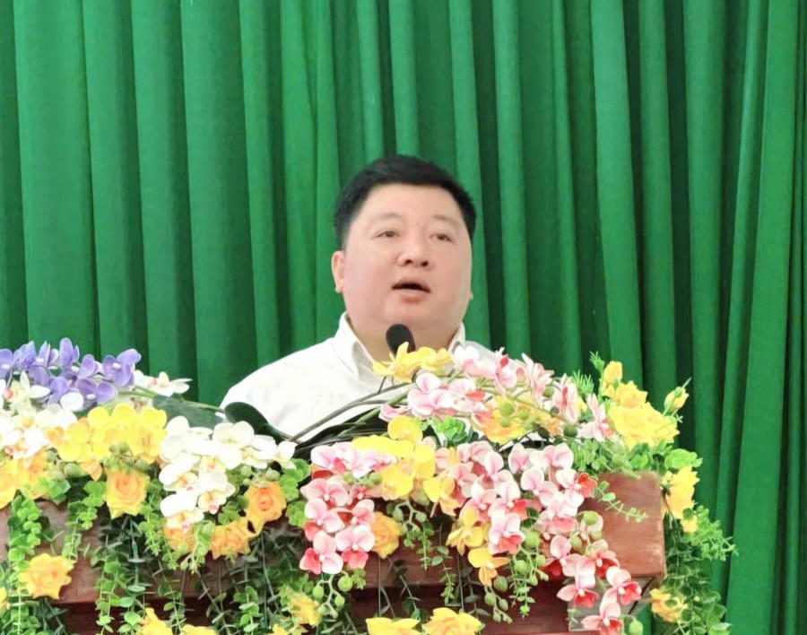 TS. Chử Đức Hoàng, Chánh Văn phòng Quỹ Đổi mới công nghệ quốc gia phát biểu tại lễ ký kết