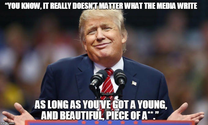 1 số hình ảnh trên tỷ phú Donald Trump trên Hashtag của bà Karen Bass. (Ảnh: Twitter)