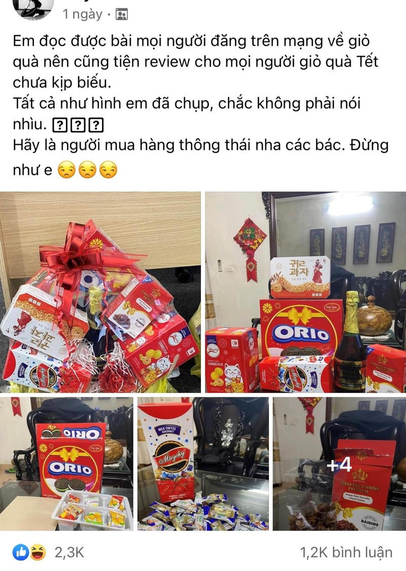 Bài đăng review tiện thể khuyến cáo mọi người hãy là người tiêu dùng thông thái
