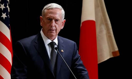 Bộ trưởng Quốc phòng James Mattis. Ảnh: Reuters.