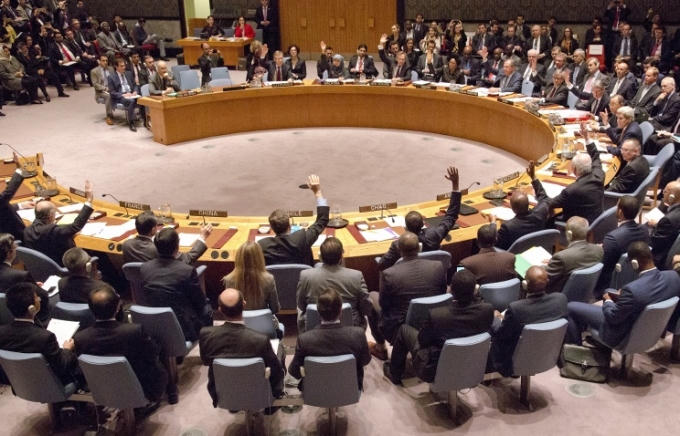 Hội đồng Bảo an Liên hợp Quốc họp bàn về vấn đề Syria hôm 18/12. (Ảnh: TASS)