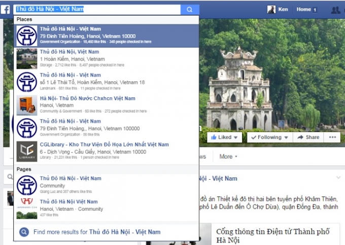 Xuất hiện nhiều trang fanpage giả mạo Chính quyền Hà Nội.