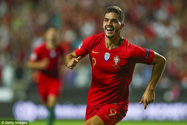 Andre Silva ghi bàn thắng duy nhất cho trận đấu. (Ảnh: Getty Images)