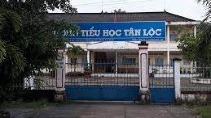 Trường Tiểu học Tân Lộc (huyện Thới Bình, Cà Mau). Ảnh: T.V.