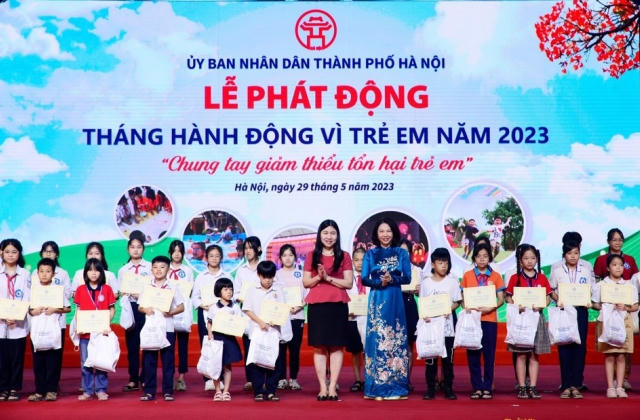 Hà Nội phát động Tháng hành động Vì trẻ em năm 2023
