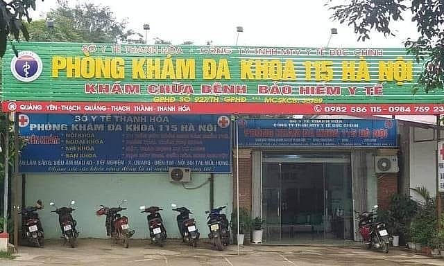 Nhiều tồn tại, hại chế tại Phòng khám Đa khoa 115 Hà Nội. Ảnh: Ngọc Hưng