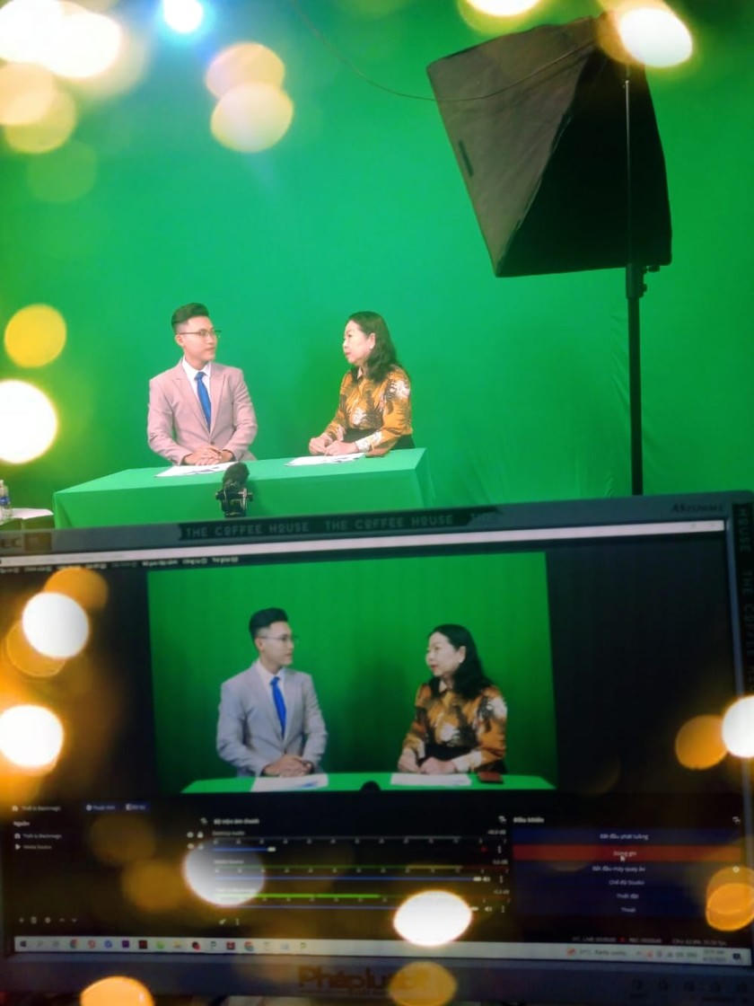 Một buổi ghi hình của TVphapluat.