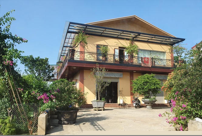 Ngôi nhà của vợ con ông Phạm Viết Hoàng, Phó Chánh án Tòa án nhân dân TP Ninh Bình đứng tên được xác định xây dựng trên đất nông nghiệp.