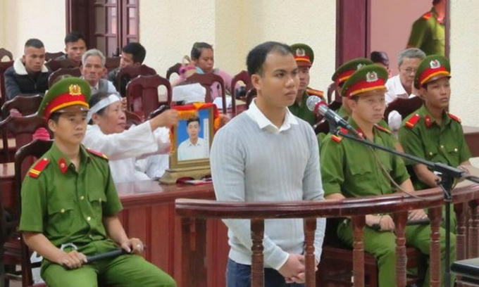 Bị cáo Hiền tại tòa.