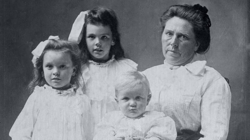 Belle Gunness và các con.