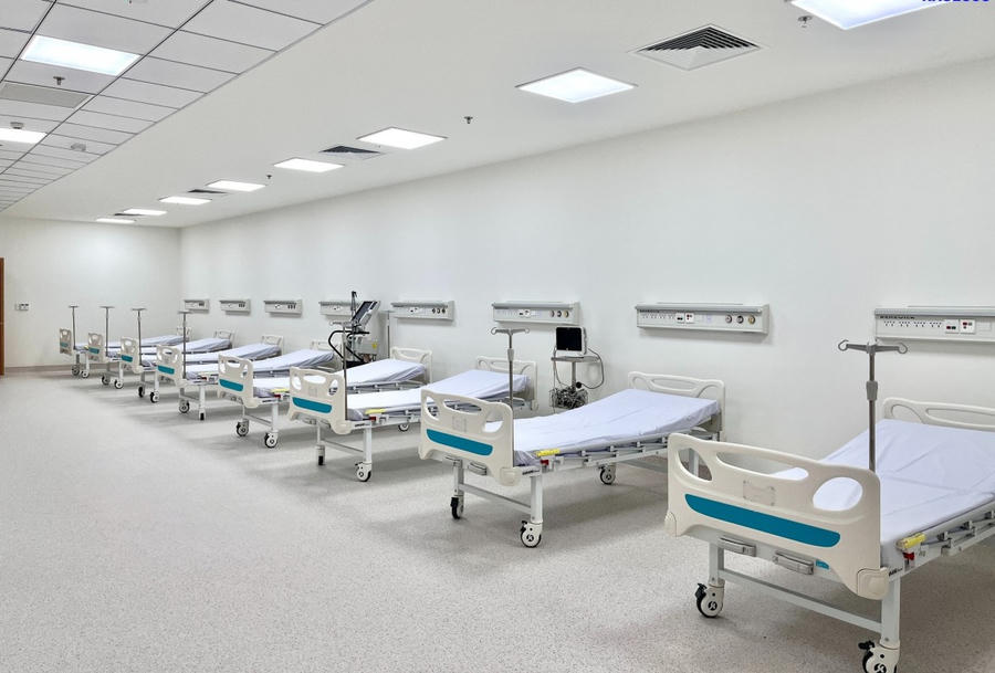 Bệnh viện được đầu tư xây mới với quy mô 1.000 giường bệnh.