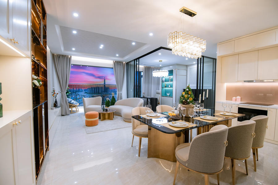 Không gian nhà mẫu FIATO Premier sẵn sàng chào mừng khách hàng tham quan.