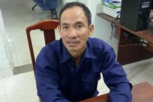 Nguyễn Triều Tiên tại cơ quan công an.