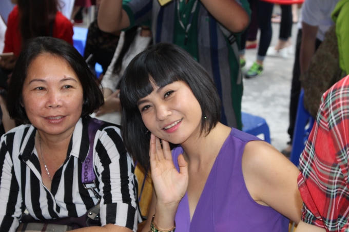 Diễn viên Cát Phượng (Ảnh: Phạm Thịnh)