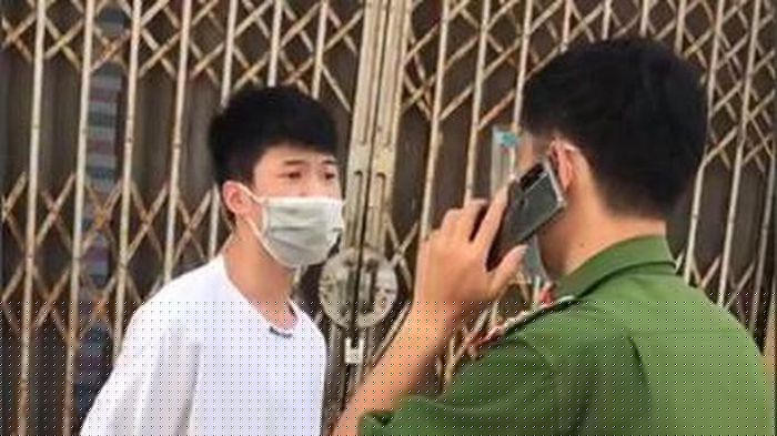 H.B.L có thái độ lời lẽ xúc phạm, lăng mạ cán bộ Công an đang làm nhiệm vụ.