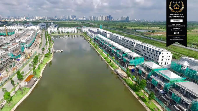 Khu đô thị Lakeview City (P.An Phú, Q.2) vừa được trao tặng giải thưởng Dự án khu dân cư hạng sang tốt nhất (Best Luxury Residential Development) từ Dot Property Vietnam Awards 2017