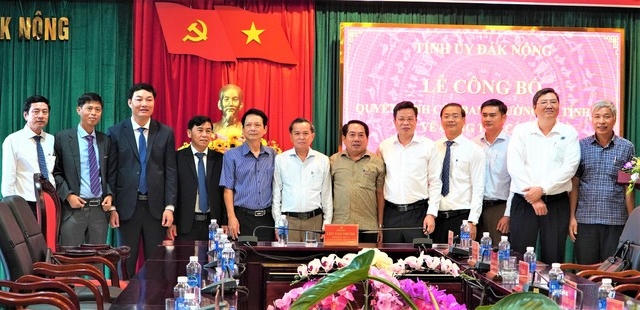 Tỉnh Đắk Nông luân chuyển, bổ nhiệm 8 cán bộ chủ chốt