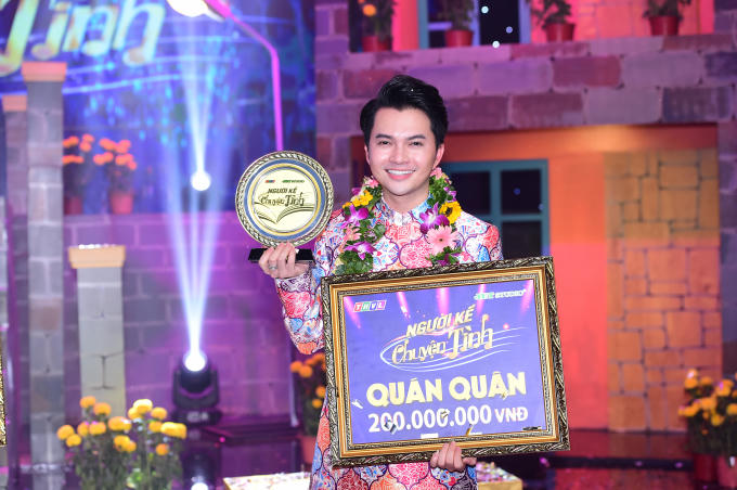 Nam Cường đoạt giải qu&aacute;n qu&acirc;n Người Kể Chuyện T&igrave;nh m&ugrave;a đầu ti&ecirc;n