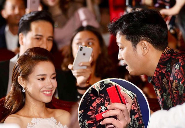 Màn cầu hôn bất thình lình của Trường Giang trong lễ trao giải Mai Vàng 2017 đã khiến cho chương trình bị lố sóng.