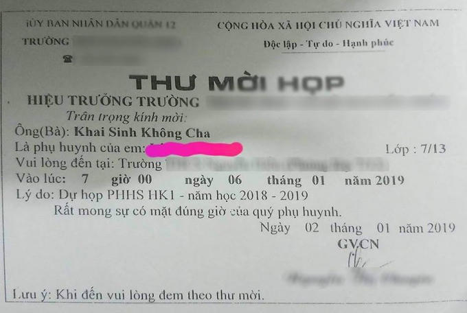 Nội dung bức thư mời họp đầy "hàm ý" gây bức xúc