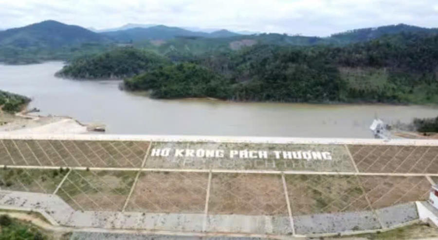 Hồ chứa nước Krông Pách Thượng. Ảnh: Nguyên Vũ