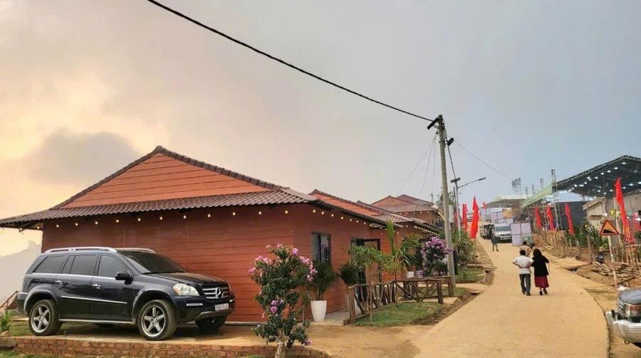 Làng tái định cư Tu Thó ngày nay. Ảnh: UBND huyện Tu Mơ Rông