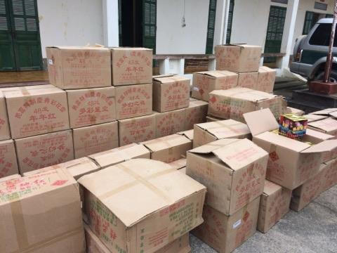 Tang vật thu được. (ảnh: Minh Đức)