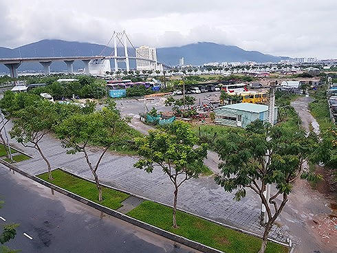 Khu đất được TP Đà Nẵng đưa ra đấu giá để thực hiện dự án Khu công viên phần mềm số 2 (Ảnh: HC).
