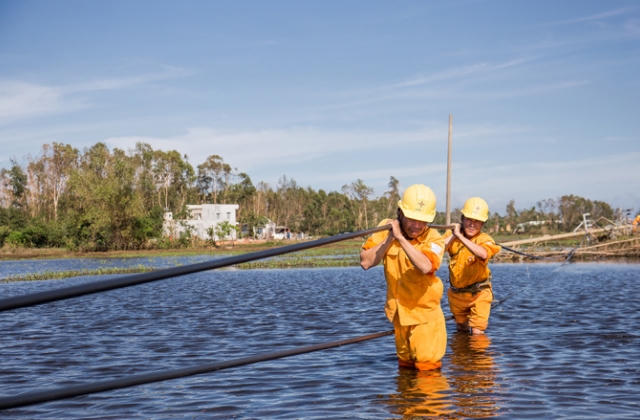 EVNCPC chủ động các phương án phòng, chống thiên tai giai đoạn cuối năm