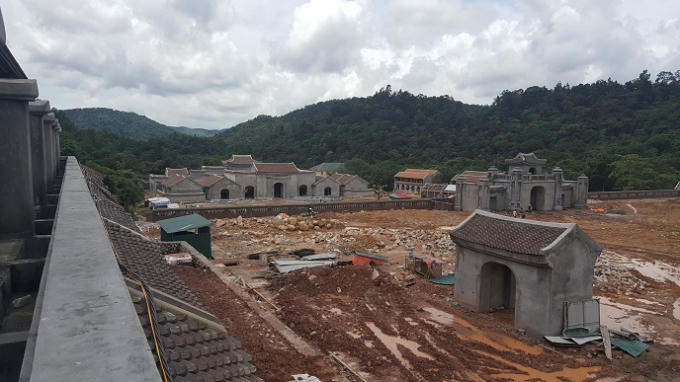 Dự án khu Trung Tâm Lễ hội Yên Tử đang trong quá trình hoàn thiện.