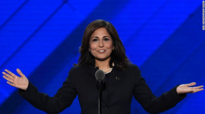 Bà Neera Tanden, Chủ tịch Trung tâm Tiến bộ Mỹ. (Ảnh: Getty)