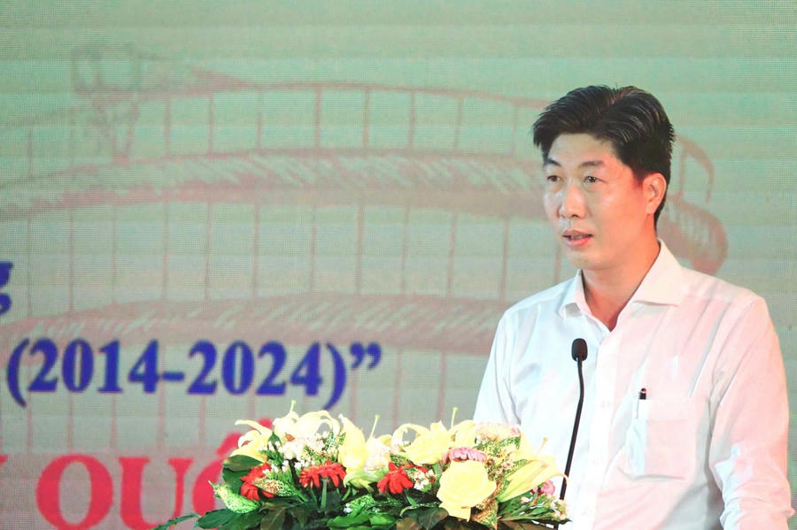 Ông Nguyễn Lê Quốc Toàn - Phó Chủ tịch UBND TP Phú Quốc phát biểu tại hội thảo