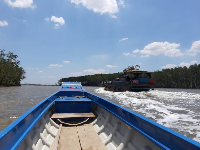 Nhiều người dân địa phương mưu sinh bằng nghề đánh bắt thủy sản trên sông cũng buồn bã khi thấy rừng bị thưa.