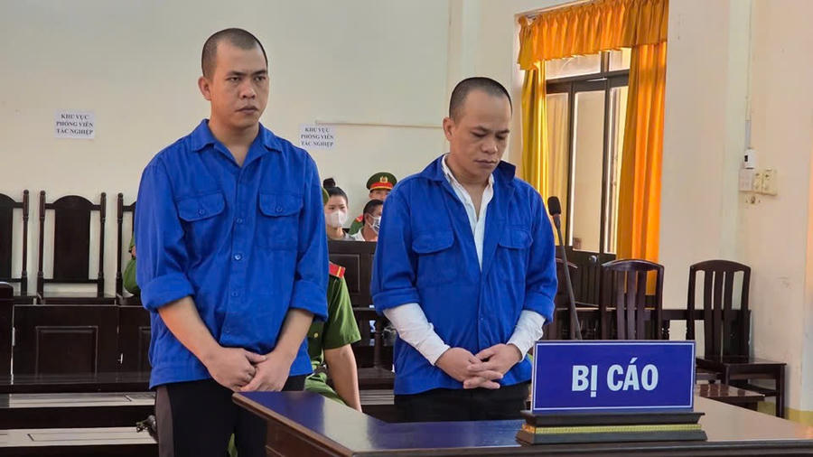 02 anh em ruột Duy và Vũ tại phiên toà