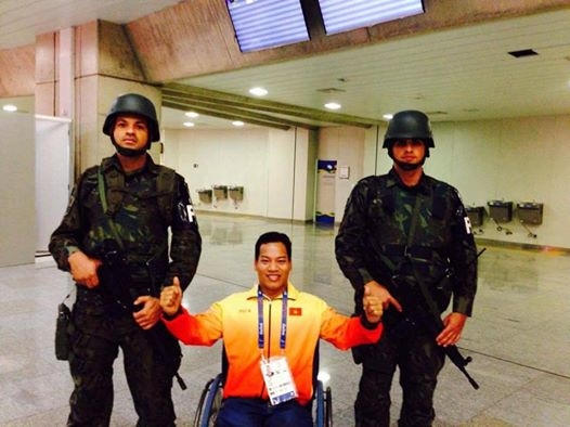 VĐV Lê Văn Công ( Cử tạ), niềm hy vọng Vàng của Việt Nam trong ngày thi đấu đầu tiên. Ảnh: Facebook