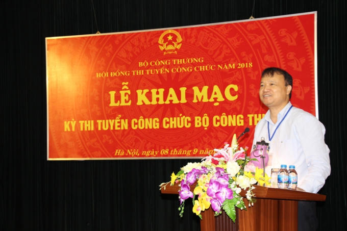 Bộ C&ocirc;ng Thương khai mạc Kỳ thi tuyển c&ocirc;ng chức năm 2018