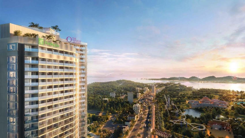 Dự án The Holiday Ha Long do Công ty cổ phần Khách sạn Vịnh Hạ Long làm chủ đầu tư. Ảnh: batdongsanhud.com