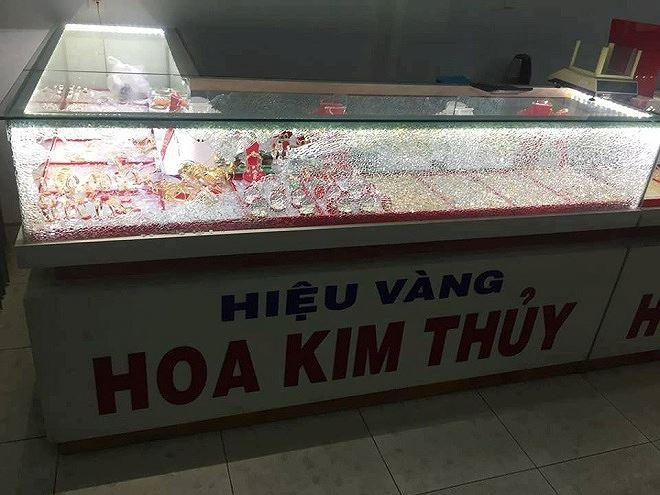 Tiệm vàng Hoa Kim Thủy bị mất trộm vào ngày 3/8.