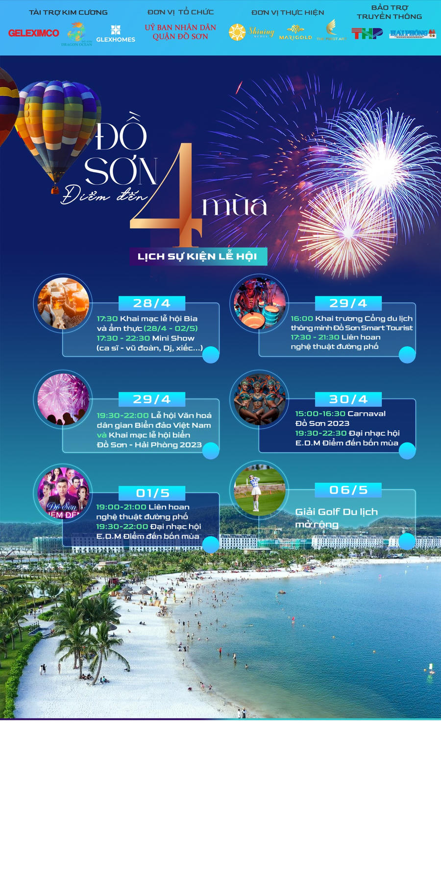 Từ 28/4-6/5, quận Đồ Sơn (Hải Phòng) tổ chức liên hoan du lịch với chủ đề