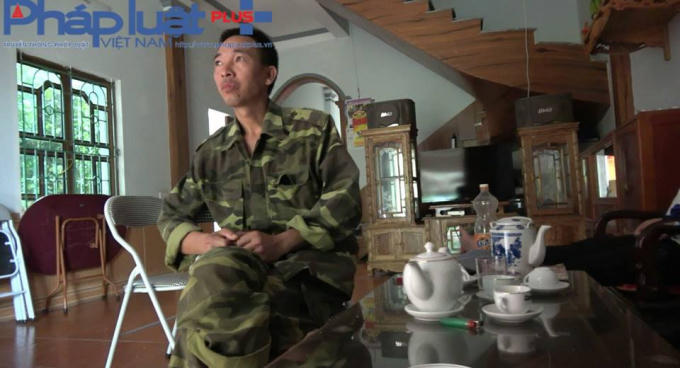 Ông Lê Xuân Trường, thôn 8 xã Hùng Long.