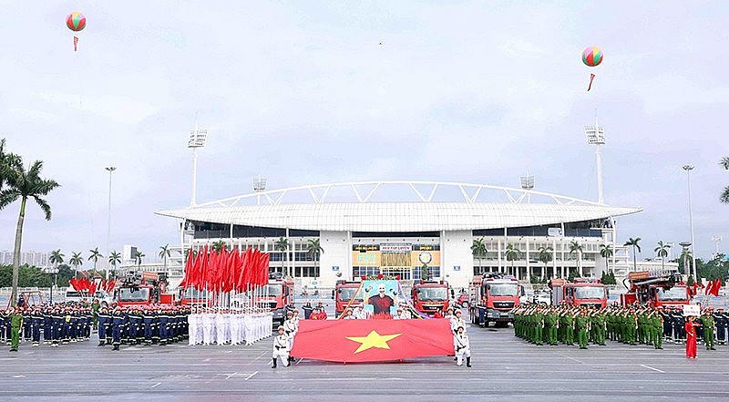 18 đội tuyển thuộc lực lượng Cảnh sát PCCC và CNCH Công an các tỉnh, thành phố và Trường Đại học PCCC thành tham dự hội thi.