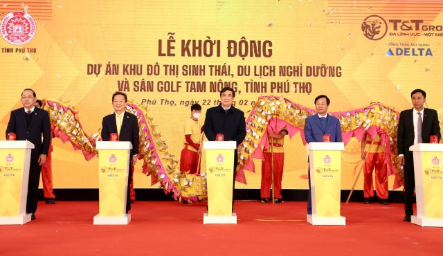 T&amp;amp;T Group khởi động dự án khu đô thị sinh thái và sân golf gần 500 ha tại Phú Thọ