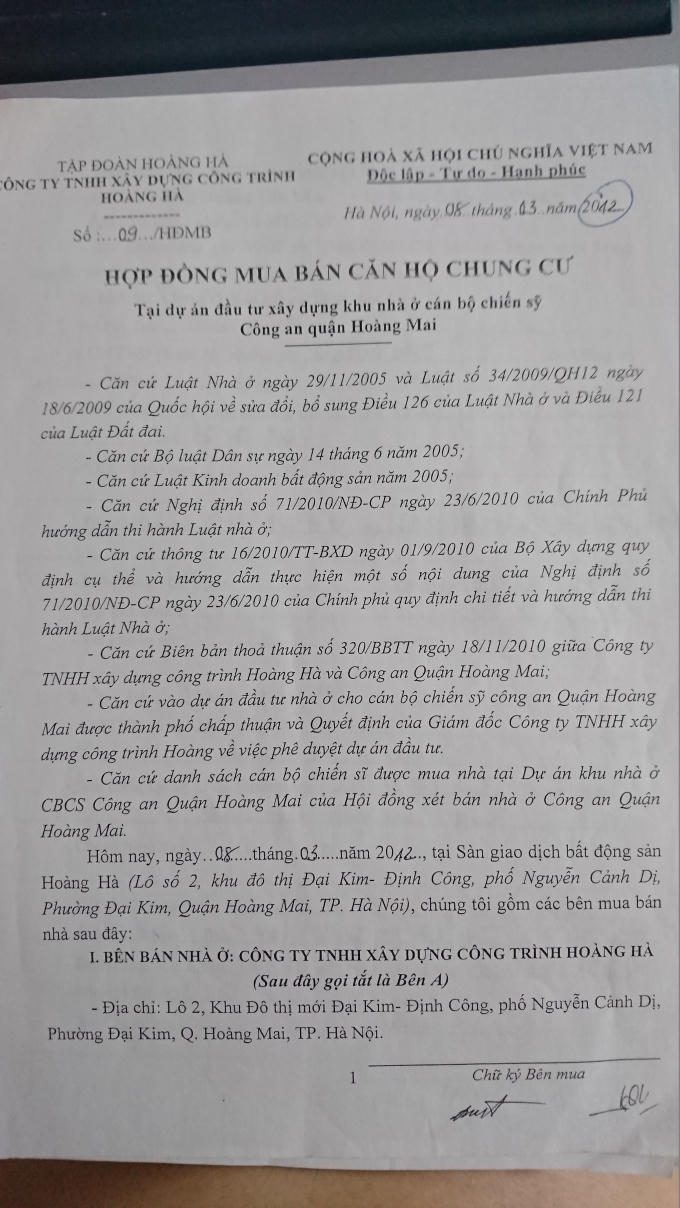 Hà Nội: Chung cư cho cán bộ chiến sỹ CA, chưa bàn giao đã cho người dân đến ở