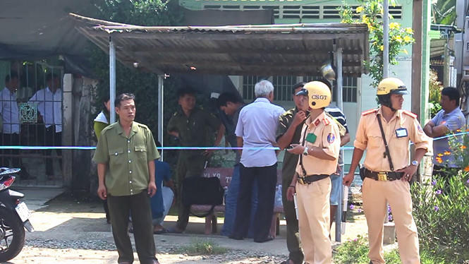 Căn nhà nơi xảy ra án mạng, ảnh: HẢI ÂU.