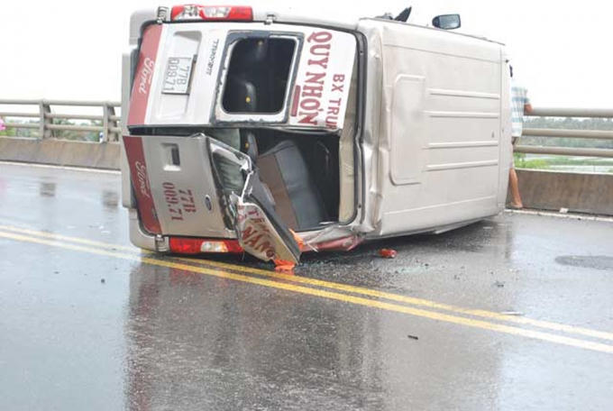 Hiện trường vụ tai nạn (Ảnh: Dân Việt)